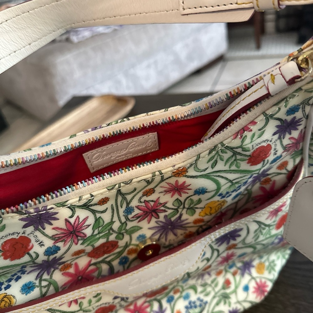 Dooney & Bourke Multicolor Floral Hobo Bag - Picture 5 of 9